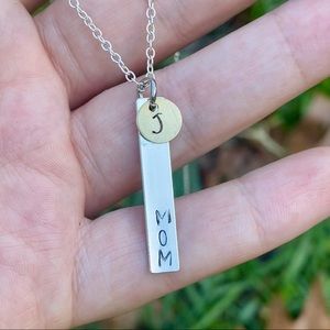 Custom stamped necklace